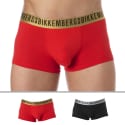 Bikkembergs 2-Pack Christmas Boxer Briefs - Black - Red