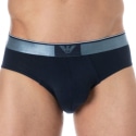 Emporio Armani Slip Tech Wool Bleu Marine