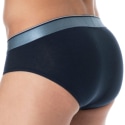 Emporio Armani Slip Tech Wool Bleu Marine