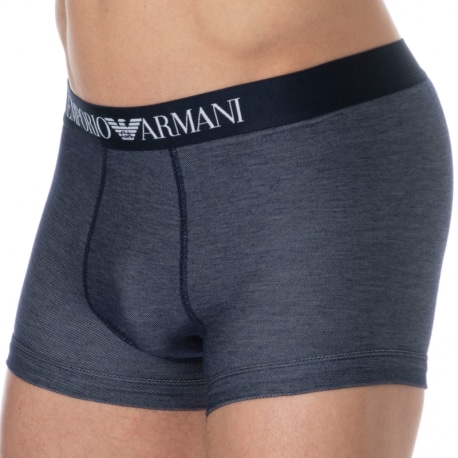 Emporio Armani Boxer Indigo Jacquard Bleu