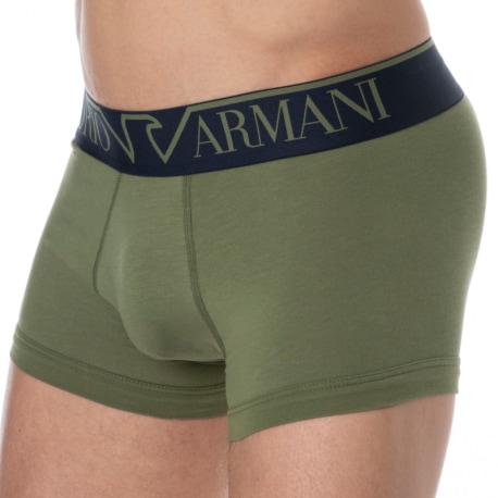 Emporio Armani Boxer Megalogo Coton Olive