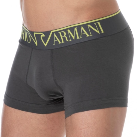 Emporio Armani Boxer Megalogo Coton Gris