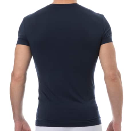 Emporio Armani Eco Viscose T-Shirt - Navy