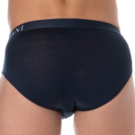 Emporio Armani Eco Viscose Briefs - Navy