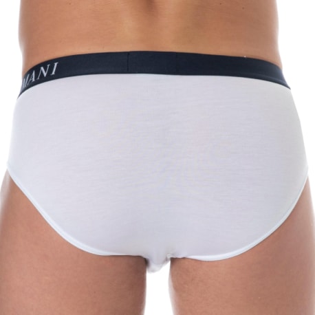 Emporio Armani Eco Viscose Briefs - White