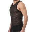 Emporio Armani Eagle Mesh Tank Top - Black