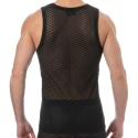 Emporio Armani Eagle Mesh Tank Top - Black