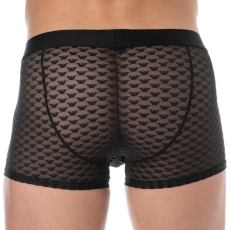 Emporio Armani Boxer Eagle Mesh Noir