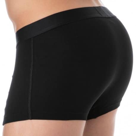 Emporio Armani Boxer Stretch Piquet Noir