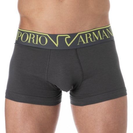 Emporio Armani Boxer Megalogo Coton Gris