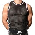 Andrew Christian Competition Mesh Tank Top - Black