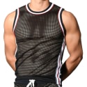 Andrew Christian Competition Mesh Tank Top - Black