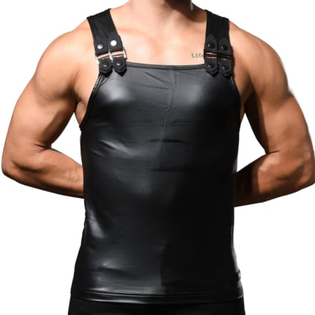 Andrew Christian FUKR Stud Tank Top - Black