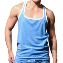 Andrew Christian Roller Disco Tank Top - Light Blue