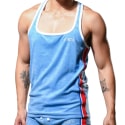 Andrew Christian Roller Disco Tank Top - Light Blue