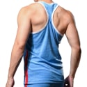 Andrew Christian Roller Disco Tank Top - Light Blue