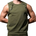 Andrew Christian Glampground Capsule Tank Top - Olive