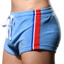 Andrew Christian Roller Disco Booty Shorts - Light Blue