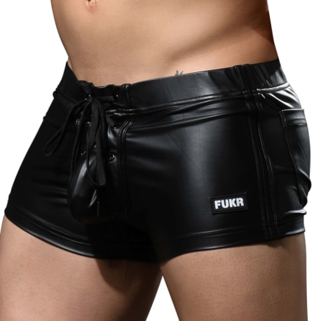 Andrew Christian Short à Lacets FUKR Stud Noir