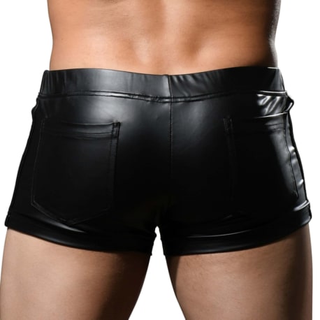 Andrew Christian FUKR Stud Lace Up Shorts - Black