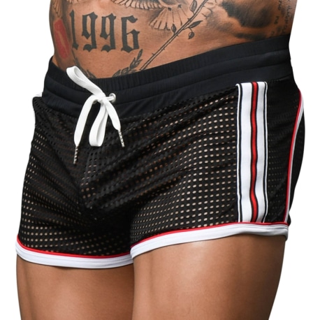 Andrew Christian Competition Mesh Shorts - Black