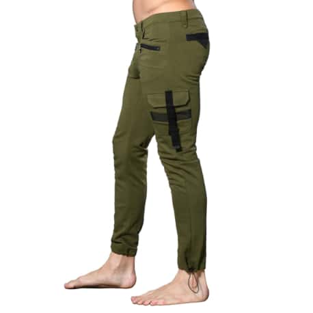 Andrew Christian Pantalon Cargo Glampground Olive