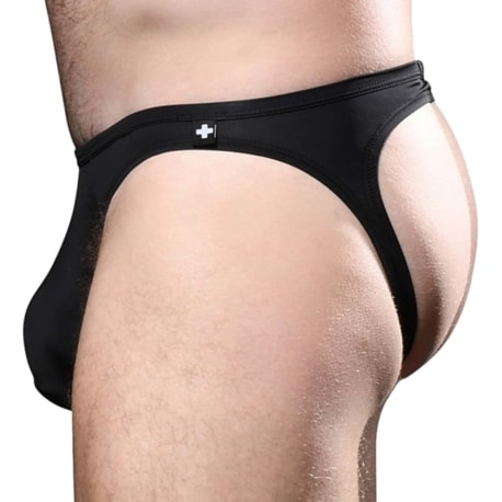 Andrew Christian Almost Naked Traveler Air Jock - Black