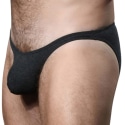 Andrew Christian Slip Almost Naked Deep V Cut Anthracite