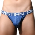 Andrew Christian Jock Strap Moisture Control Show-It Bleu Chiné