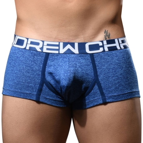 Andrew Christian Boxer Moisture Control Show-It Bleu Chiné