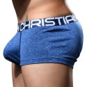 Andrew Christian Moisture Control Trunks with Show-It - Heather Blue