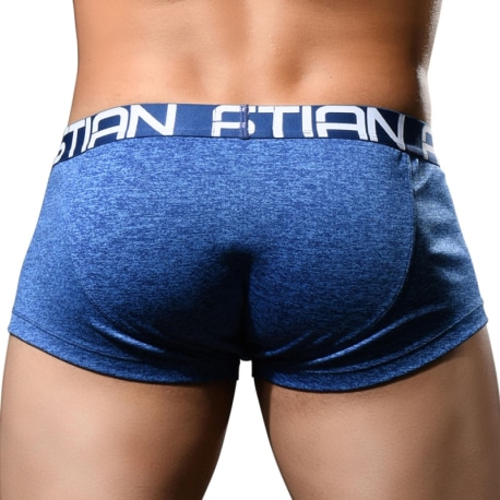 Andrew Christian Moisture Control Trunks with Show-It - Heather Blue