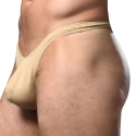 Andrew Christian Almost Naked Deep V Cut Thong - Sand