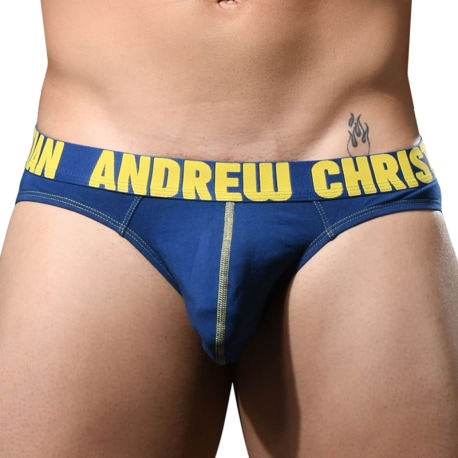 Andrew Christian Almost Naked Happy Briefs - Navy