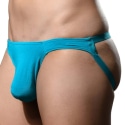 Andrew Christian Almost Naked No-Show Ultra Low-Rise Jock - Teal