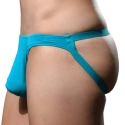 Andrew Christian Jock Strap Ultra Low-Rise No-Show Almost Naked Turquoise