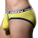 Andrew Christian Almost Naked Fly Tagless Briefs - Citrus Yellow