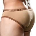 Andrew Christian Almost Naked Fly Tagless Briefs - Brown