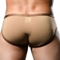 Andrew Christian Almost Naked Fly Tagless Briefs - Brown