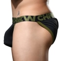 Andrew Christian Slip Tanga Almost Naked Moisture Control Noir