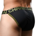 Andrew Christian Almost Naked Moisture Control Tanga Briefs - Black