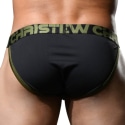 Andrew Christian Almost Naked Moisture Control Tanga Briefs - Black