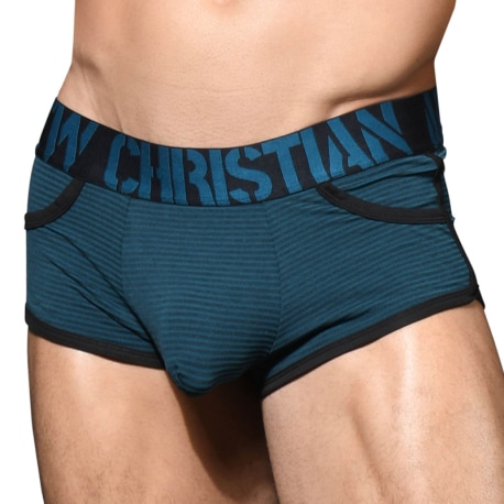 Andrew Christian Almost Naked Hanover Pocket Trunks - Stripes