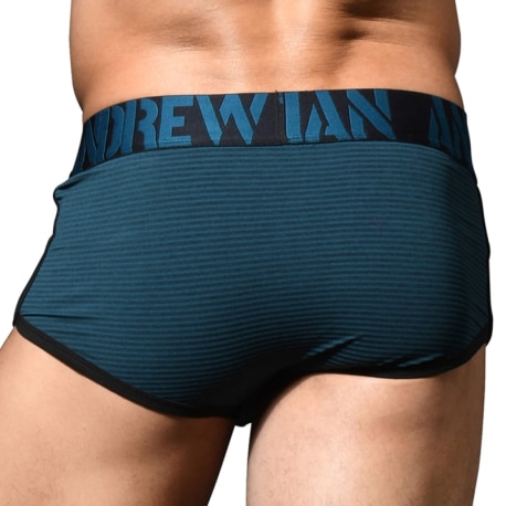 Andrew Christian Almost Naked Hanover Pocket Trunks - Stripes