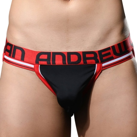 Andrew Christian Almost Naked Competition Mesh Briefs - Black