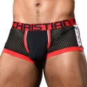 Andrew Christian Almost Naked Competition Mesh Trunks - Black