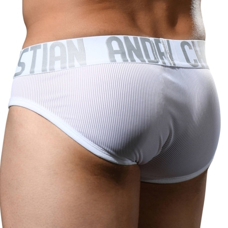 Andrew Christian Alpine Sheer Briefs - White