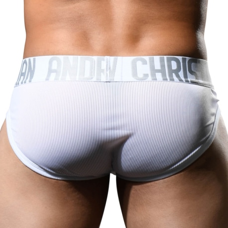 Andrew Christian Alpine Sheer Briefs - White