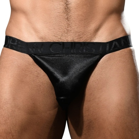 Andrew Christian Slip Tanga Almost Naked Onyx Noir