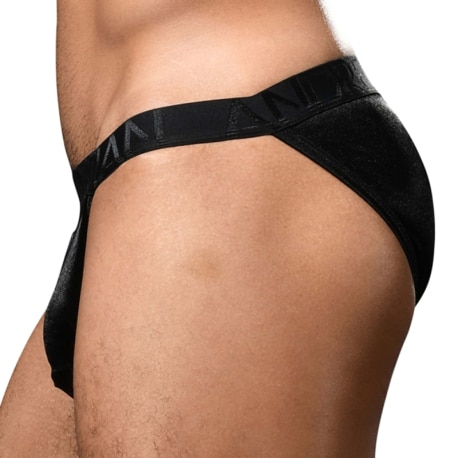 Andrew Christian Slip Tanga Almost Naked Onyx Noir